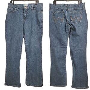 Wrangler Cowgirl Cut Classic Blue Denim Women's Jeans 11/12X32 western rodeo